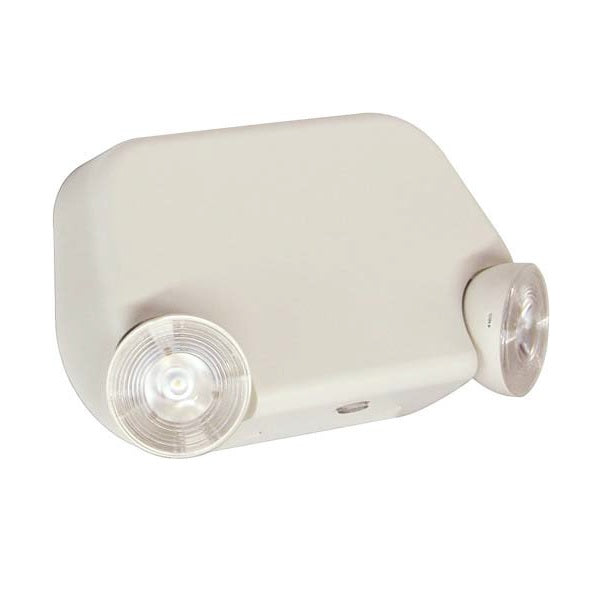 Best Lighting Products LED Low Profile Thermoplastic Emergency Light Black Housing No Remote Capacity 208/220/240V 50/60Hz 0.5W High Lumen LED V2 (E-1BSPV-V2)