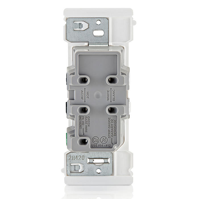 Leviton Decora Edge Tamper-Resistant Duplex Outlet 15A 125V White (E5325-W)