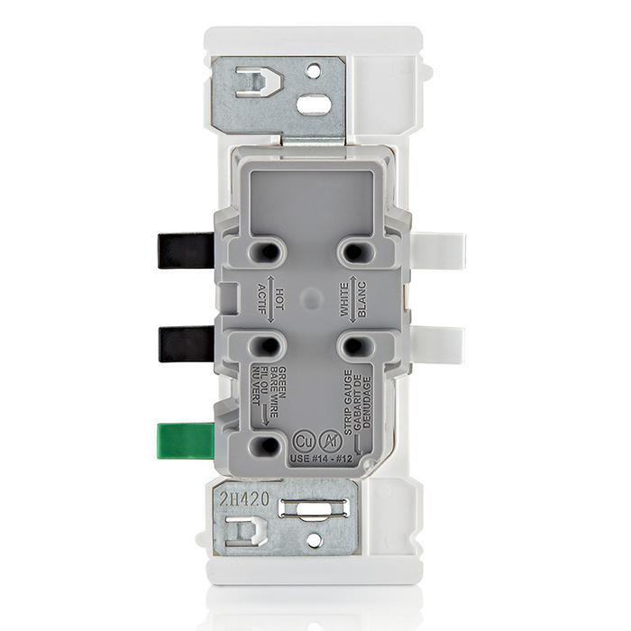 Leviton Decora Edge Tamper-Resistant Duplex Outlet 15A 125V White (E5325-W)