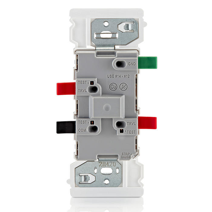 Leviton Decora Edge 15A 120/277V 3-Way Rocker Switch White (E5603-W)