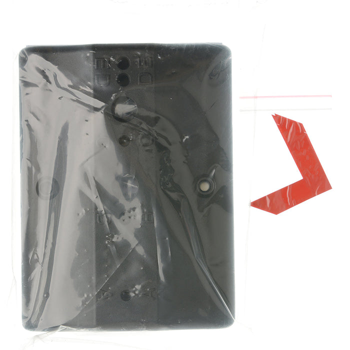 Lithonia Surface Mount LED Edge-Lit Single Face Red Emergency (EDG 1 R EL M6)