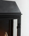 Generation Lighting Hingham Medium Outdoor Wall Lantern Textured Black Finish With Clear Glass Panel And Clear Glass Panels (CO1262TXB)