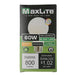 Maxlite 110551 Enclosed Frosted Filament 8.5W A19 Dimmable 90 CRI 2700K JA8 Generation 1 (EFF8.5A19D927/JA81)