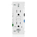 Leviton Lever Edge 15A 125V Self-Test Tamper-Resistant/Weather-Resistant GFCI White (EGFW1-KW)