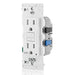 Leviton Lever Edge 15A 125V Self-Test Tamper-Resistant/Weather-Resistant GFCI White (EGFW1-KW)