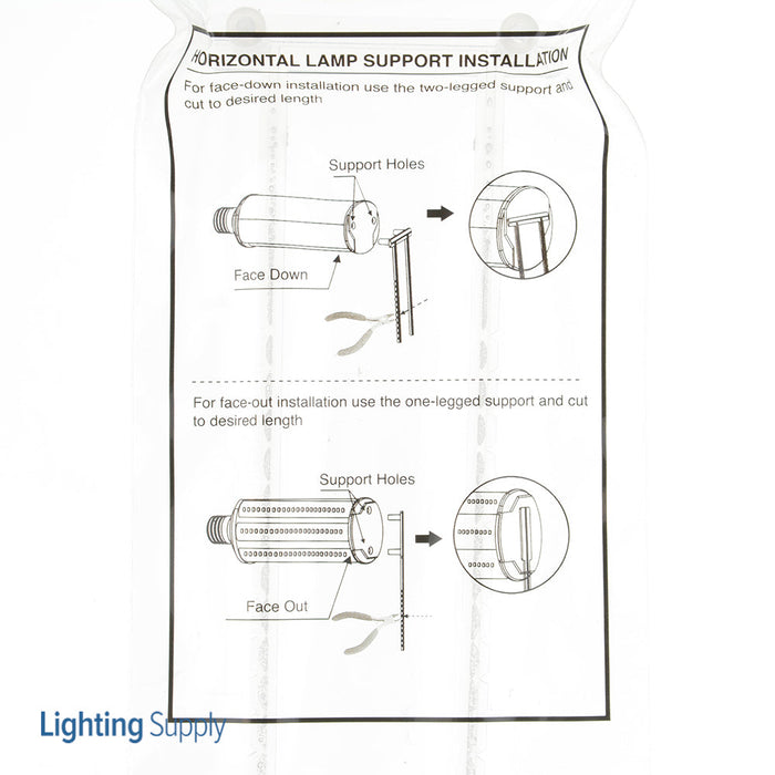 EIKO LED80WAL50KMOG-G8 LED HID Area Light Replacement 80W-11000Lm 5000K 80 CRI EX39 120-277V (11193)