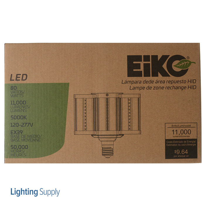 EIKO LED80WAL50KMOG-G8 LED HID Area Light Replacement 80W-11000Lm 5000K 80 CRI EX39 120-277V (11193)