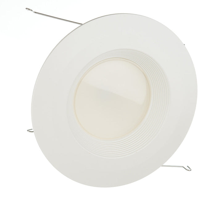 EIKO RDR6-75-11W-830-120DT-WH-B Residential Downlight Retrofit 6 Inch 750Lm 11W 80 CRI 3000 CCT 120V White Trim With Baffle (11201)