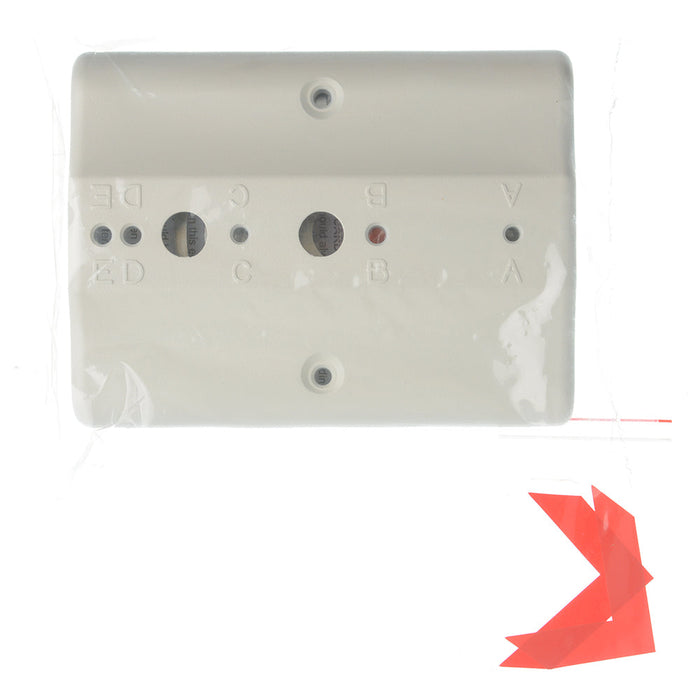 Standard-BL Edgelit Aluminum Exit Sign Single Face Red Letters Mirror Panel White Housing Battery Backup (ELXTEU1RMWEMSDT-USA)