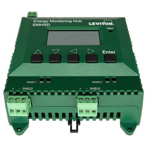 Leviton EMHXD Data Acquisition Server Energy Monitory HUB Dual Ethernet/Dual Modbus (EMHXD-220)