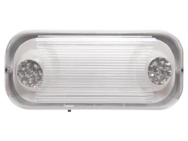 Maxlite 109731 Emergency Light LED 2 MR16 Heads White 120V Or 277V Battery Backup Wet Locations (EML-2HMW-WL)