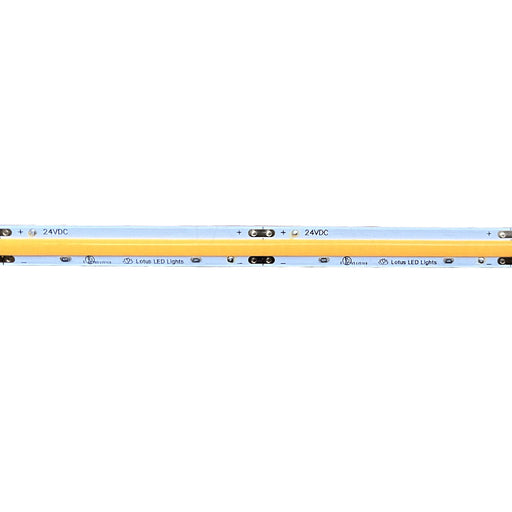 Lotus LED Lights COB LED Tape CCT Selectable 2700K/3000K/3500K/4000K/5000K 24V 3W Per Foot 10Mm 90 CRI IP20 16 Foot Roll (LBL-COB-TW5CCT-IP20-16FT)