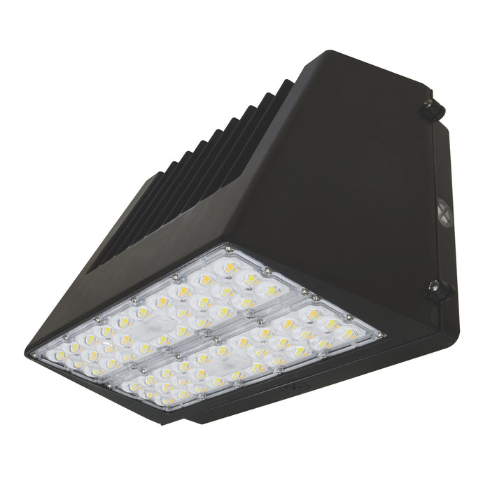 ESL Vision Full Cut Off Wall Pack Wattage/CCT Selectable 65W/85W/110W 3000K/4000K/5000K 14300Lm 120-277Vac Bronze Emergency Backup Battery Unit (ESL-FCWP-65110W-23050-BZ-EM9)