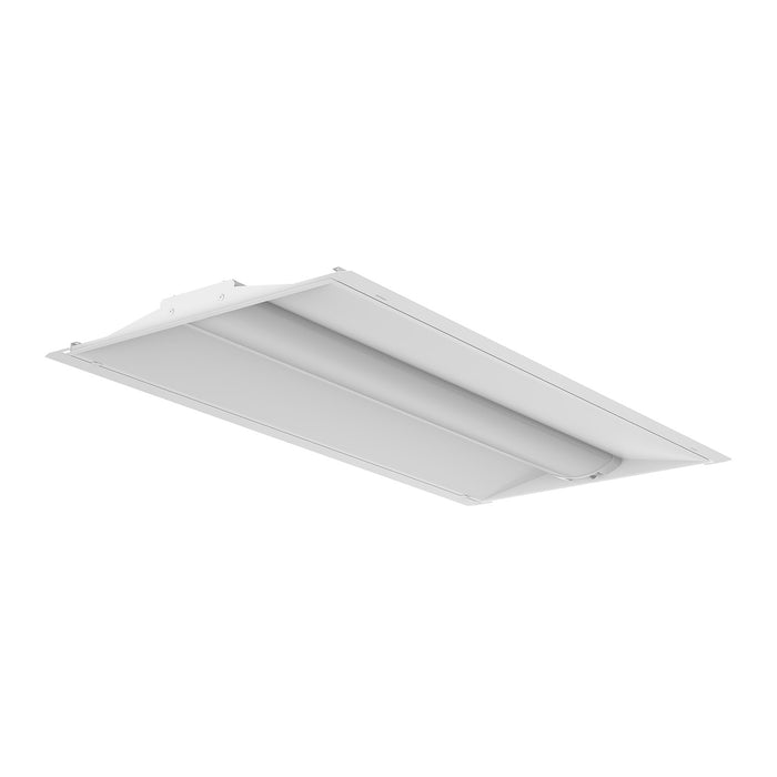 ESL Vision 2X4 Troffer Retrofit Wattage/CCT Selectable 20W/30W/40W 3500K/4000K/5000K 120-277Vac Input 0-10V Dimming Sensor Ready Emergency Backup Unit 5W (ESL-ISS-640-24-2040W-3550K-EM5)