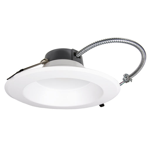 ESL Vision 10 Inch Round Adjustable Commercial Can Selectable 18W/27W/36W 2000Lm/3000Lm/4000Lm 3000K/3500K/4000K/5000K 1-10V Dimming Emergency Battery Backup (ESL-OPT-10-1836W-23050K-EM8)