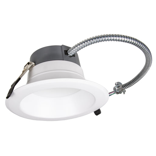 ESL Vision 6 Inch Round Adjustable Commercial Can Selectable 9W/12W/19W 900Lm/1200Lm/2000Lm 3000K/3500K/4000K/5000K 1-10V Dimming Emergency Battery Backup (ESL-OPT-6-0919W-23050K-EM8)