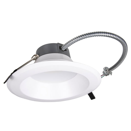 ESL Vision 8 Inch Round Adjustable Commercial Can Selectable 11W/19W/29W 1200Lm/2000Lm/3000Lm 3000K/3500K/4000K/5000K 1-10V Dimming Emergency Battery Backup (ESL-OPT-8-1129W-23050K-EM8)