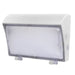 ESL Vision Wall Pack Wattage/CCT Selectable 70W/85W/100W 3000K/4000K/5000K 13800Lm 120-277Vac White Emergency Backup Battery Unit (ESL-WP-70100W-63050-WH-EM9)