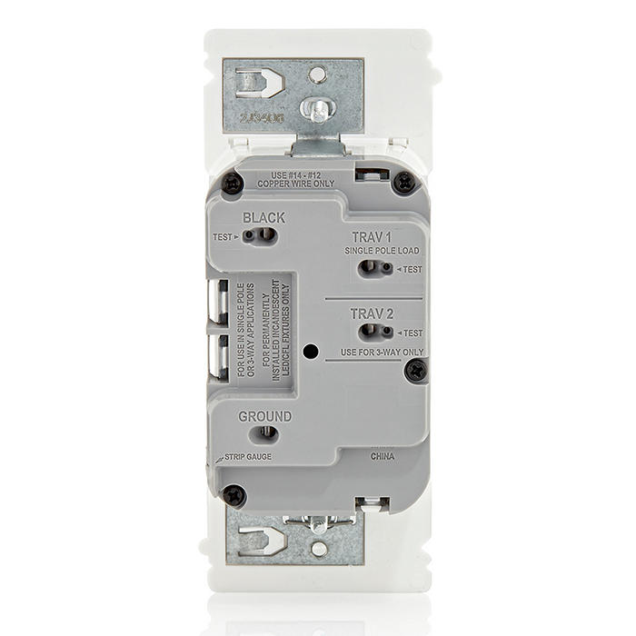 Leviton Decora Lever Edge Rocker Slide Dimmer Switch 150W LED/CFL/Incandescent White (ESL01-1LW)