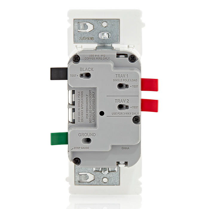Leviton Decora Lever Edge Rocker Slide Dimmer Switch 150W LED/CFL/Incandescent White (ESL01-1LW)