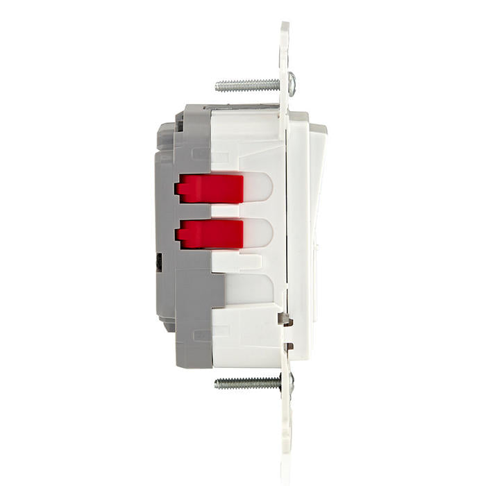 Leviton Decora Lever Edge Rocker Slide Dimmer Switch 150W LED/CFL/Incandescent White (ESL01-1LW)