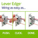 Leviton Decora Lever Edge Rocker Slide Dimmer Switch 150W LED/CFL/Incandescent White (ESL01-1LW)