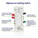 Leviton Decora Lever Edge Rocker Slide Dimmer Switch 150W LED/CFL/Incandescent White (ESL01-1LW)