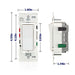 Leviton Decora Lever Edge Rocker Slide Dimmer Switch 150W LED/CFL/Incandescent White (ESL01-1LW)