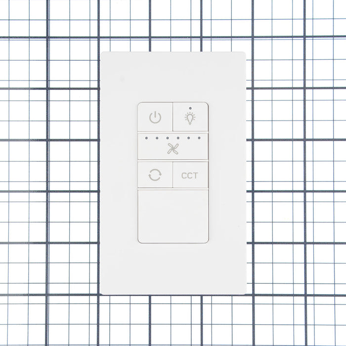 Generation Lighting White 6-Speed Smart Wall Remote Control For Ceiling Fans (ESSWC-14)