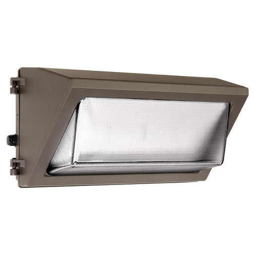 Evolve EWP170WLSCS Glass Refractor Wall Pack Selectable 30W/40W/50W/60W/70W 4600Lm-10000Lm 3000K/4000K/5000K Type 4 Bronze Button Photocontrol/Optional Cover 120-347V (93312118)