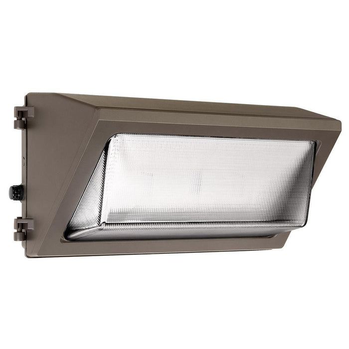 Evolve EWP170WLSCS Glass Refractor Wall Pack Selectable 30W/40W/50W/60W/70W 4600Lm-10000Lm 3000K/4000K/5000K Type 4 Bronze Button Photocontrol/Optional Cover 120-347V (93312118)