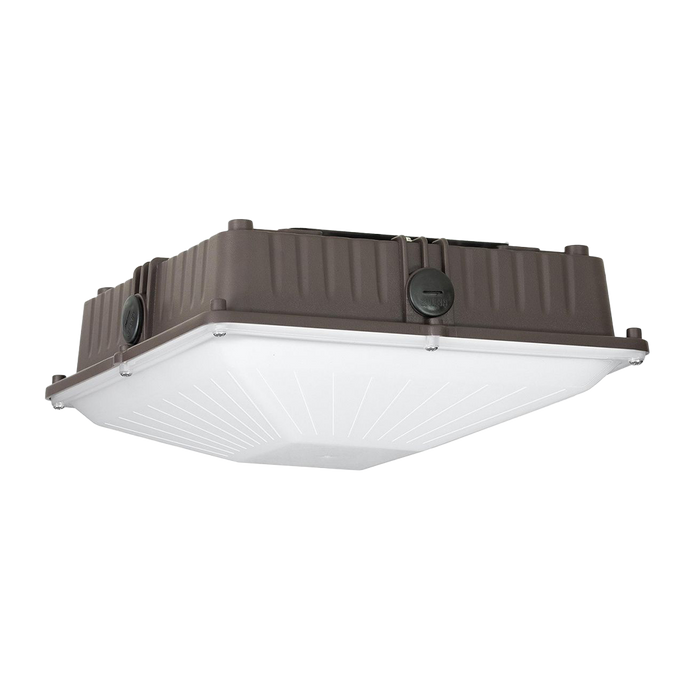 EXO SGC-F-60-LSCS SGC Sling Canopy Wattage/CCT Selectable 25W/40W/60W 3000K/4000K/5000K 3500Lm-7800Lm Dark Bronze Matte Textured (93166935)