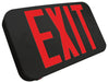 Standard-BL Thermoplastic Exit Sign Red/Green Letters Black Housing Battery Backup No Self-Diagnostics No Dual Circuit Operation Not (EZRXTEU2RGBEM)