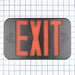 Standard-BL Thermoplastic Exit Sign Red/Green Letters Black Housing Battery Backup No Self-Diagnostics No Dual Circuit Operation Not (EZRXTEU2RGBEM)