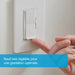 Lutron Diva Smart Dimmer - Load Ratings--LED 150W Incandescent/Halogen 600W Gray (DVRF-6L-GR)