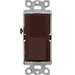 Lutron Claro 15A Switch Single-Pole Brown (CA-1PS-BR)