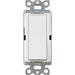 Lutron Claro 15A Switch Single-Pole With Nightlight White (CA-1PSNL-WH)