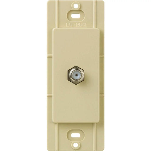 Lutron Claro 75-Ohm Cable Jack Ivory (CA-CJ-IV)