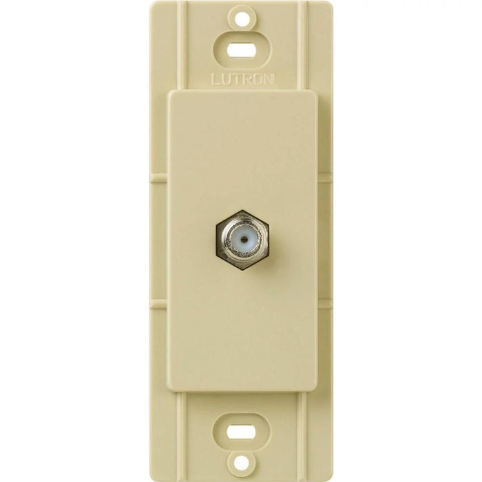 Lutron Claro 75-Ohm Cable Jack Ivory (CA-CJ-IV)
