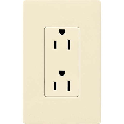 Lutron Claro 15A Receptacle Almond (CAR-15-AL)