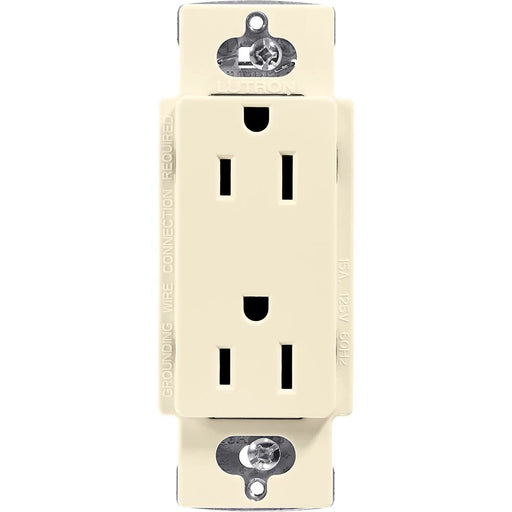 Lutron Claro 15A Receptacle Almond (CAR-15-AL)