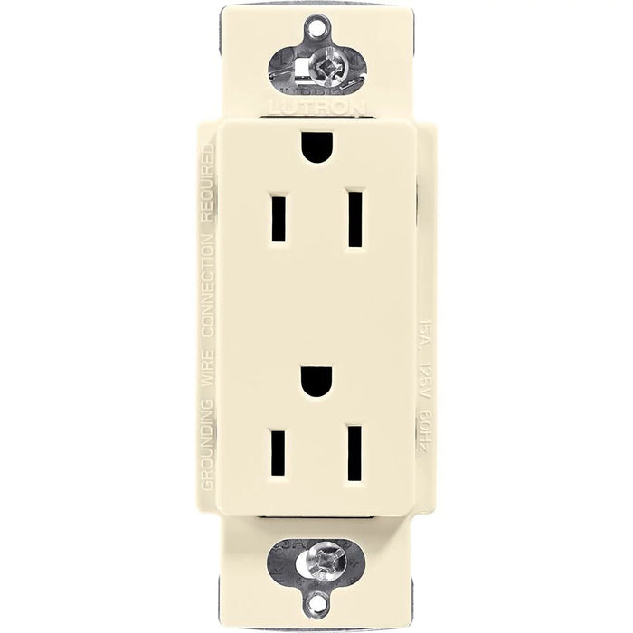 Lutron Claro 15A Receptacle Almond (CAR-15-AL)