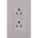 Lutron Claro 15A Receptacle Gray (CAR-15-GR)