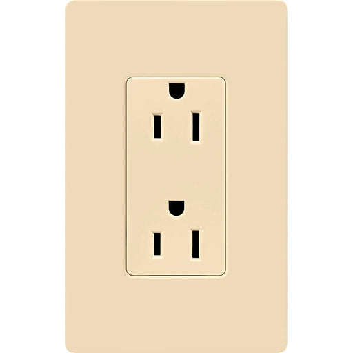 Lutron Claro 15A Receptacle Ivory (CAR-15-IV)