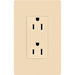 Lutron Claro 15A Receptacle Ivory (CAR-15-IV)