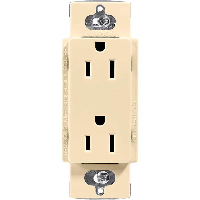 Lutron Claro 15A Receptacle Ivory (CAR-15-IV)