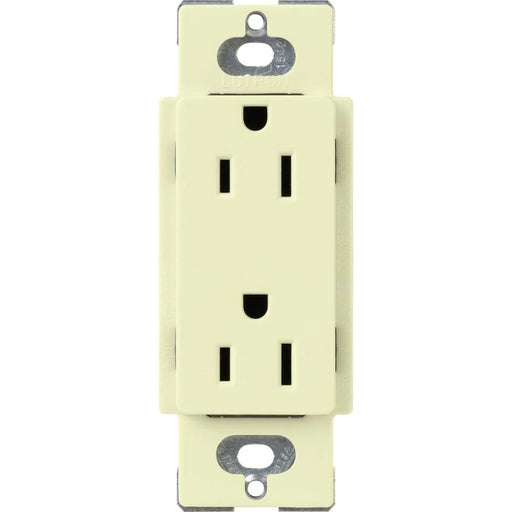 Lutron Claro 15A Receptacle Tamper-Resistant Almond (CARS-15-TR-AL)