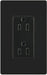 Lutron Claro 15A Receptacle Tamper-Resistant Black (CARS-15-TR-BL)