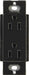 Lutron Claro 15A Receptacle Tamper-Resistant Black (CARS-15-TR-BL)