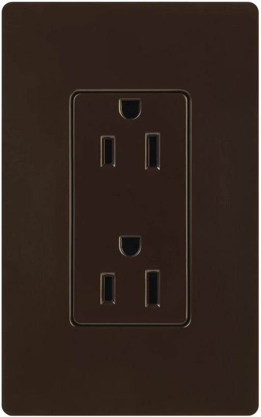 Lutron Claro 15A Receptacle Tamper-Resistant Brown (CARS-15-TR-BR)